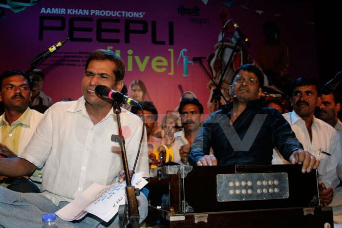 Aamir, Rani at Peepli Live music launch