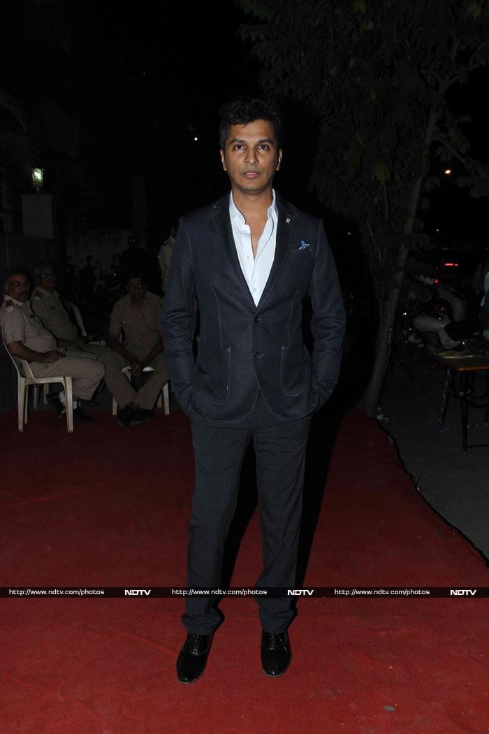 Designer Vikram Phadnis was all suited up.