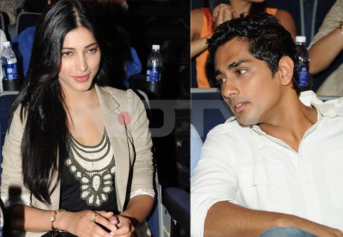 Shruti Haasan at music launch of Siddharth's <i>180</i>