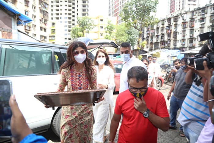 Pics From Shilpa Shetty"s Ganesh Chaturthi Festivities