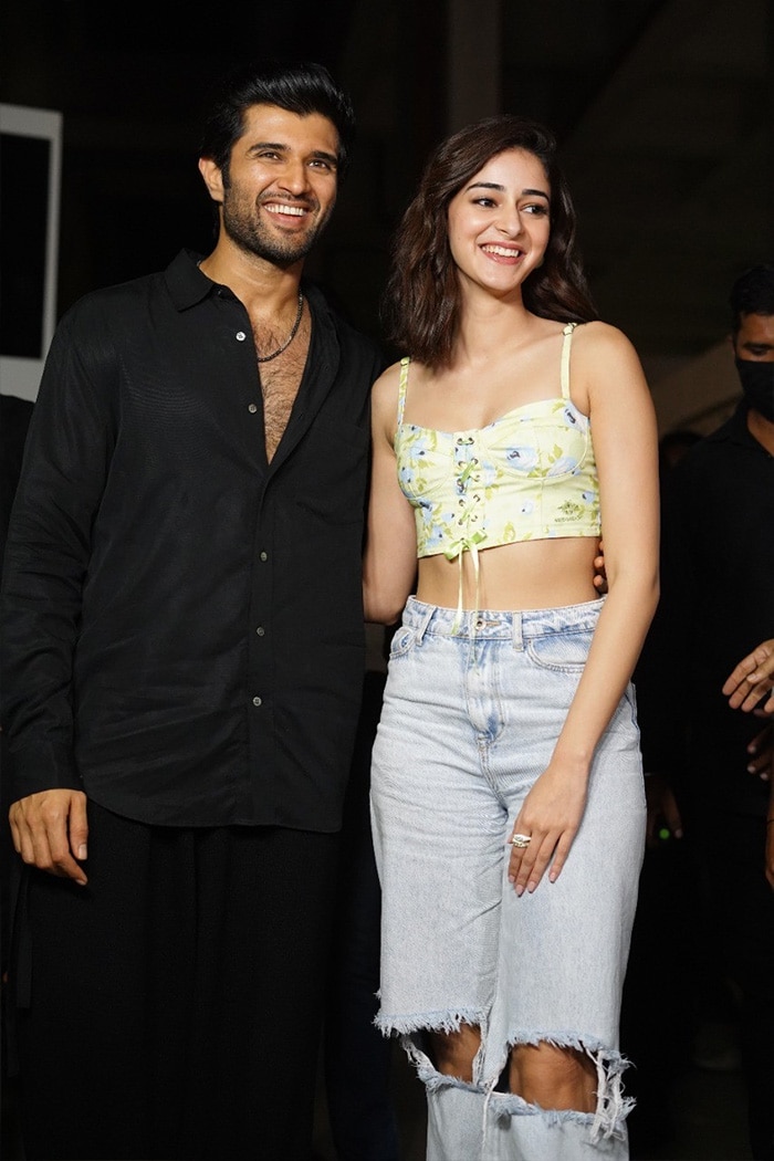 Pics From The Liger Event, Before Vijay Deverakonda And Ananya Panday Left For Safety