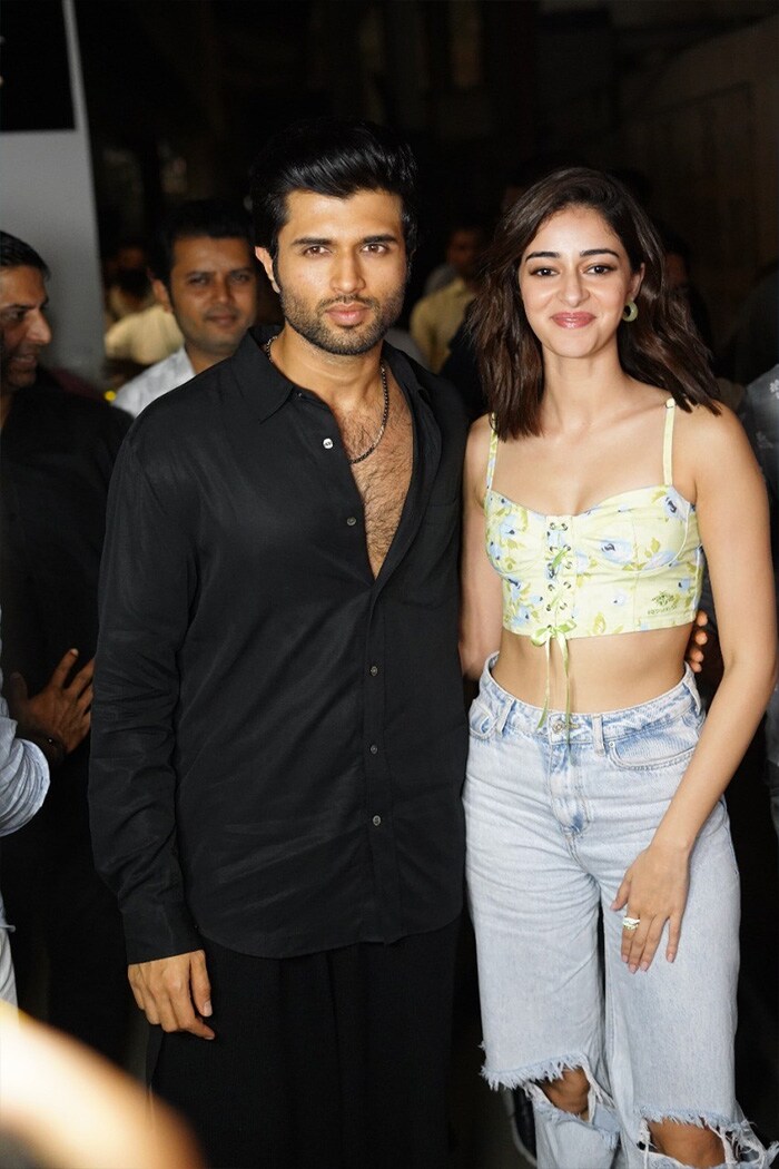 Pics From The Liger Event, Before Vijay Deverakonda And Ananya Panday Left For Safety