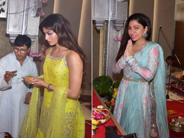 Pics From Urvashi, Tulsi's Ganesh Chaturthi Celebrations Pics From Urvashi, Tulsi's Ganesh Chaturthi Celebrations