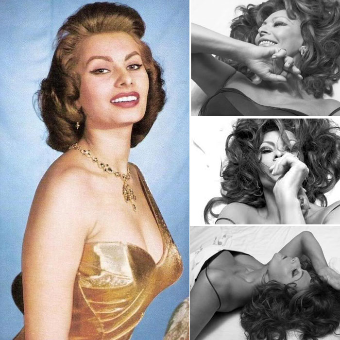Four years ago screen legend Sophia Loren made history when she posed for t...