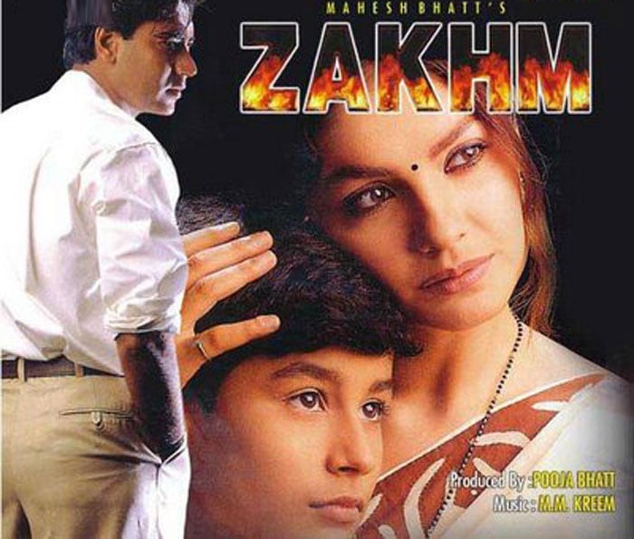 Her next movie as a producer was <i>Zakhm</i>, which was based on Mahesh Bhatt's own life. Pooja took the challenging task of playing the role of her own grandmother on screen and gave an astonishing performance. The movie also starred Ajay Devgn.