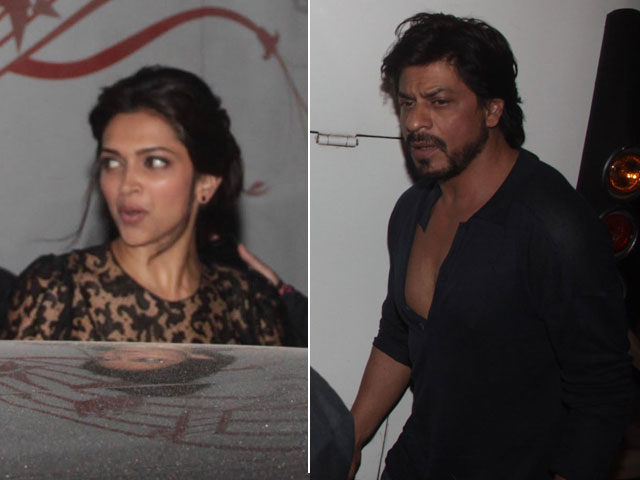 Deepika's smile makes up for SRK, the incredible grump