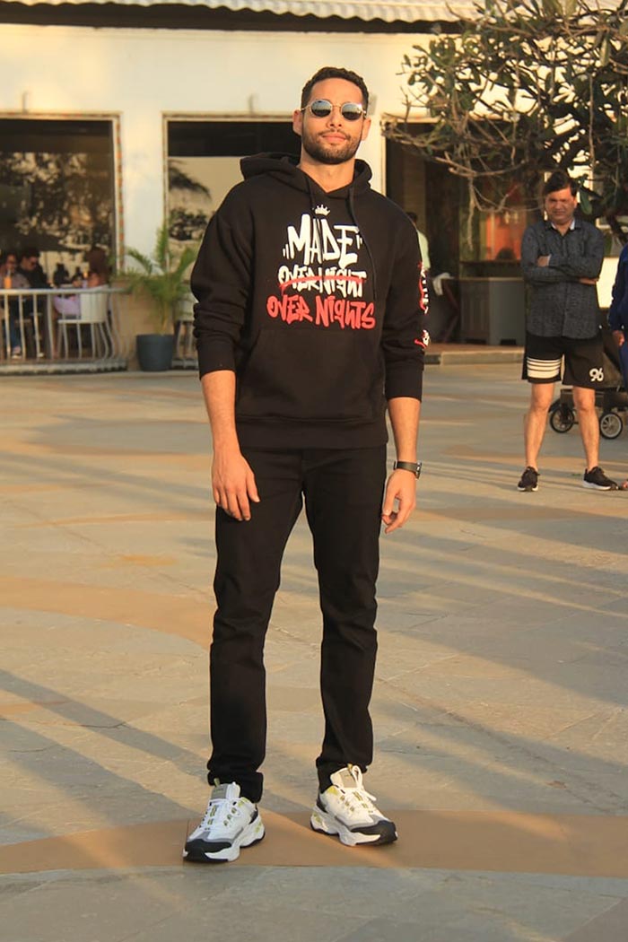 Siddhant Chaturvedi was clicked by paparazzi on Monday.