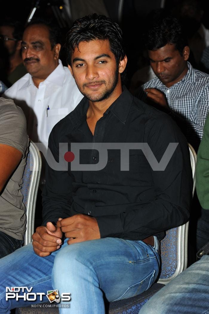 Aadi sitting during the launch.