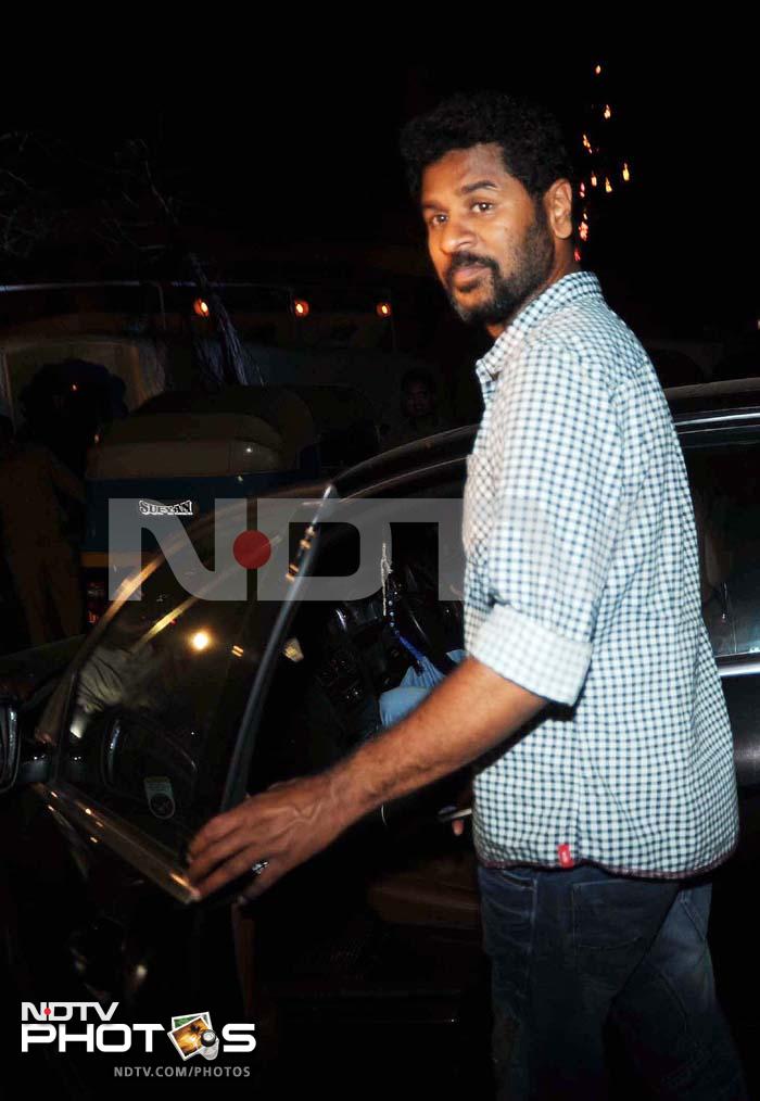 Prabhu Deva parties with Bollywood