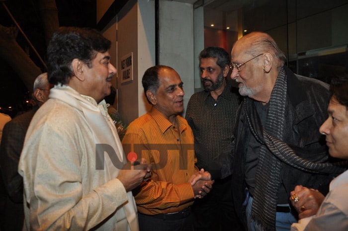 Big B, Dilip Kumar, Shammi Kapoor @ Pran\'s b\'day party