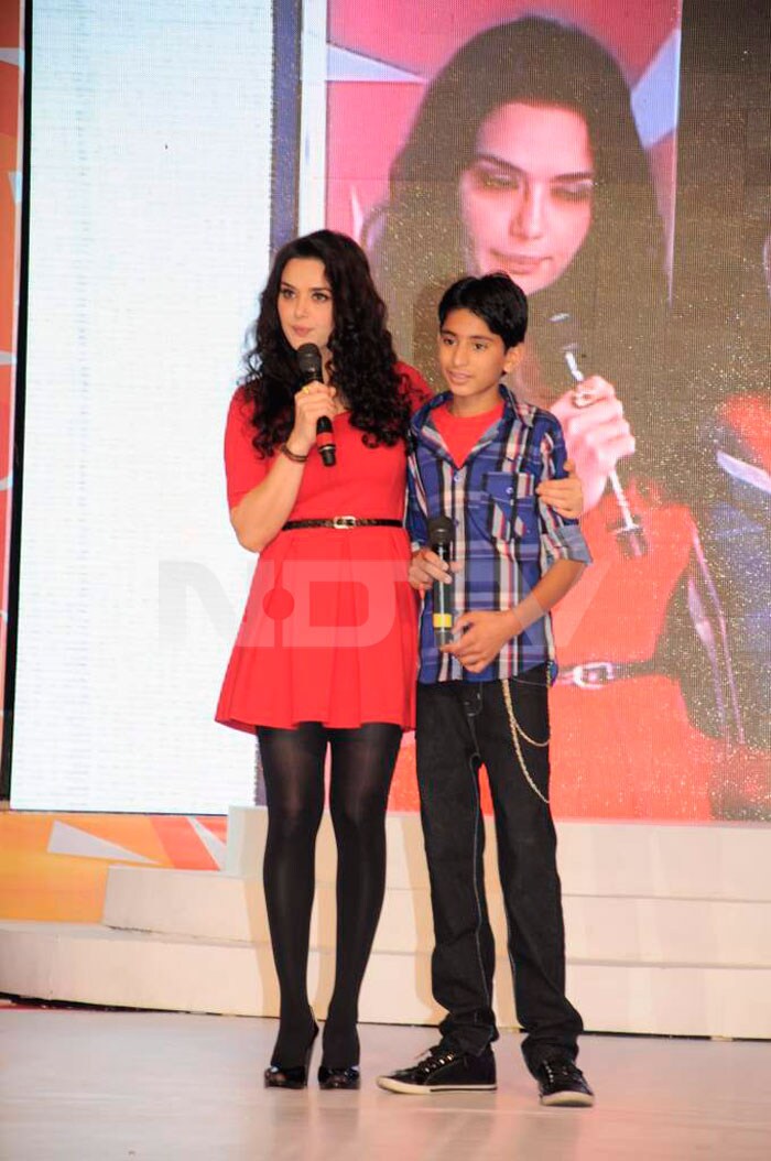 Preity Zinta with little master Shahabaaz.