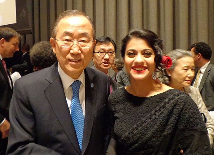 That\'s Ambassador Kajol at the UN