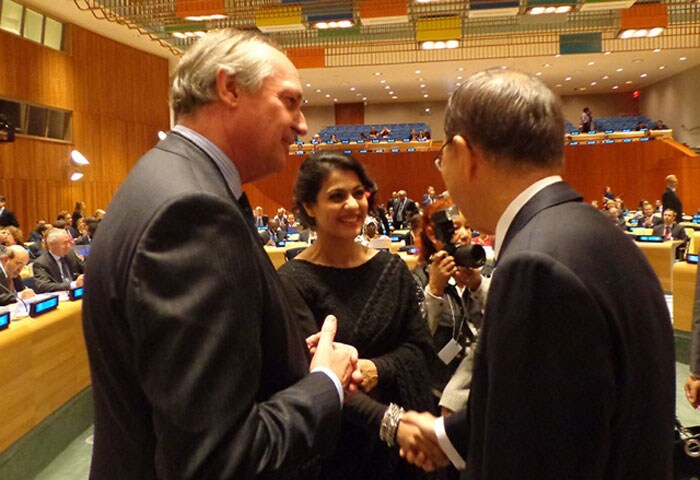 That\'s Ambassador Kajol at the UN