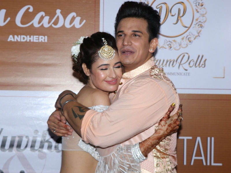 Adorable Pics From Yuvika Chaudhary And Prince Narula's <i>Sangeet</i>
