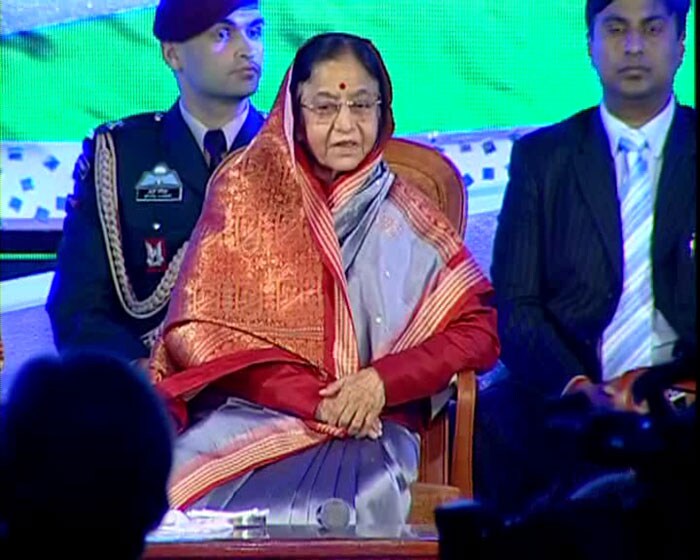 Smt. Pratibha Patil at NDTV's Greenies Eco Awards.