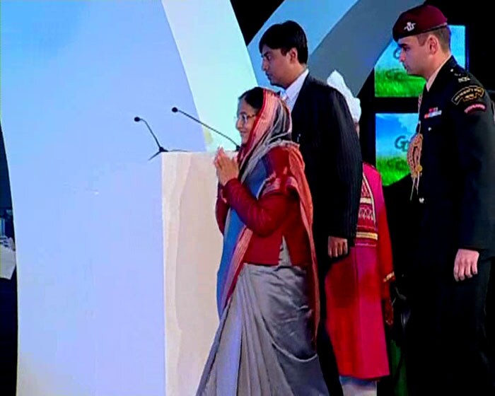 Smt. Pratibha Patil expressed her gratitude for a warm welcome at NDTV's Greenies Eco Awards.