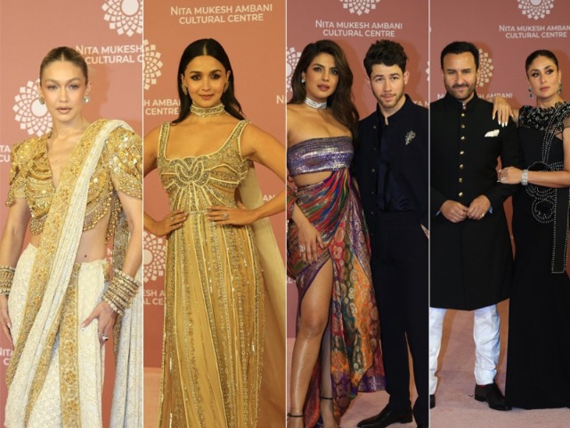 Priyanka-Nick, Gigi Hadid, Kareena-Saif, Alia Bhatt And Other Celebs At Day 2 Of The Ambani Event Priyanka-Nick, Gigi Hadid, Kareena-Saif, Alia Bhatt And Other Celebs At Day 2 Of The Ambani Event