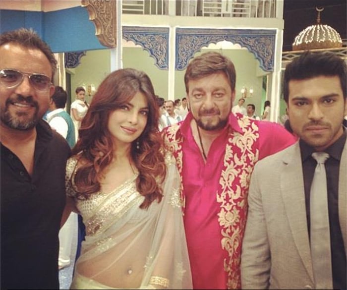 Team Zanjeer: Priyanka, Ram Charan, Sanjay