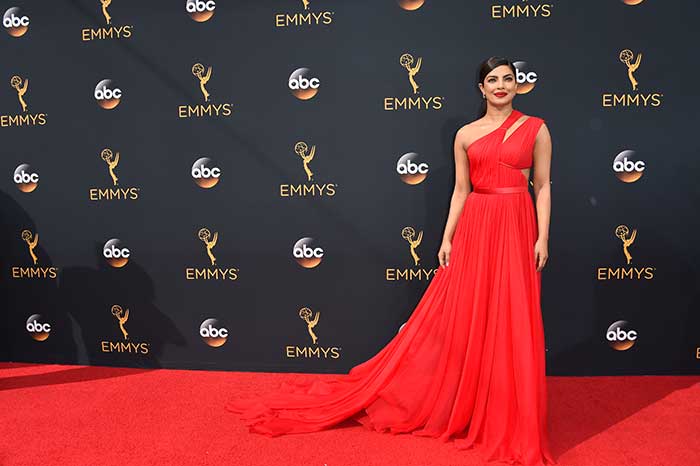 Emmy Fashion: Meet Priyanka Chopra, The Scarlet Queen