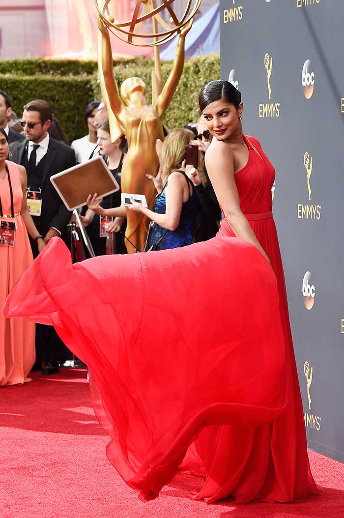 Emmy Fashion: Meet Priyanka Chopra, The Scarlet Queen
