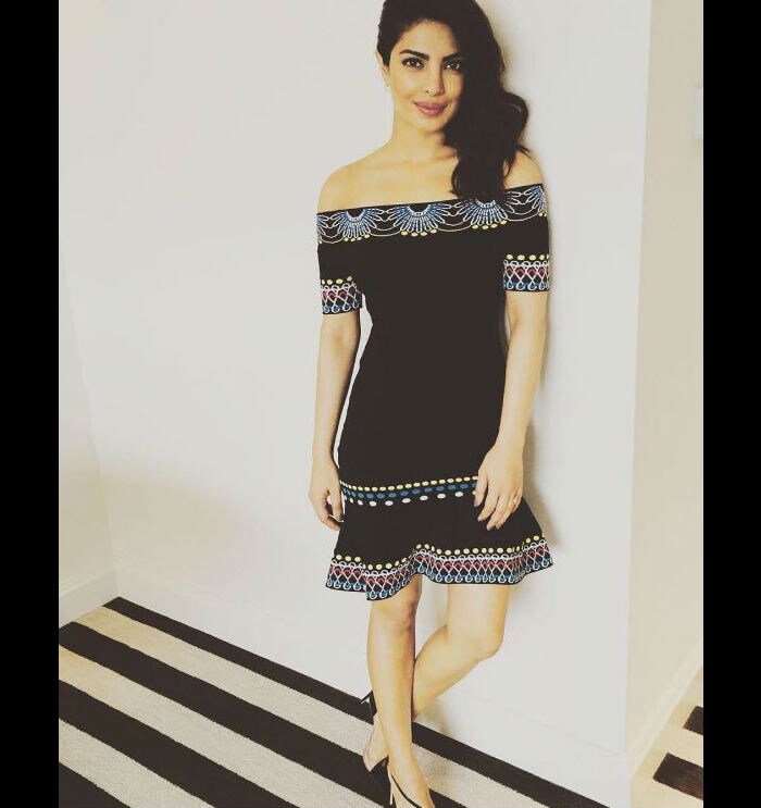 Priyanka\'s Chic London Outing for Quantico