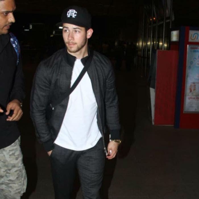 Priyanka Chopra Sees Nick Jonas Off At Mumbai Airport As He Leaves For The US