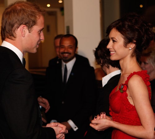 <B>Real royalty</b>: The event wasn't called the Royal World Premiere for nothing, there was royalty actually there, represented by Prince William, second in line to the throne of England.