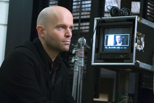 <b>Director's cut</b>: Marc Forster, the director of <I>Quantum of Solace</I> posing at Pinewood Studios in Buckinghamshire, UK.