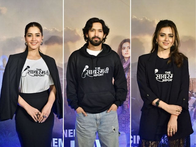 Photo : Raashii Khanna, Vikrant Massey And Ridhi Dogra Lead Celeb Roll Call At The Sabarmati Report Trailer Launch Event