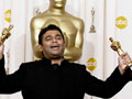A R Rahman with his Oscars
