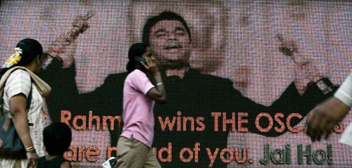 <I>Jai Ho</i> Rahman everywhere