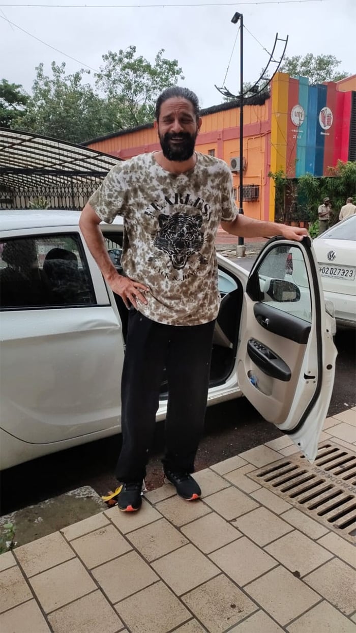 Jaideep Ahlawat was also photographed outside his gym.