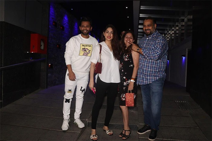 Rahul Vaidya And Disha Parmar, Twinning In White, Step Out For Date Night