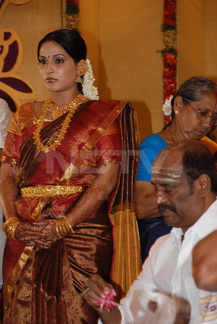 Grand wedding of Rajinikanth's daughter