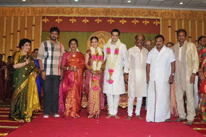 Grand wedding of Rajinikanth's daughter