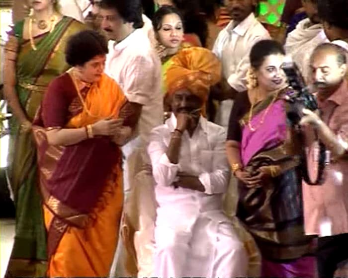 Grand wedding of Rajinikanth's daughter