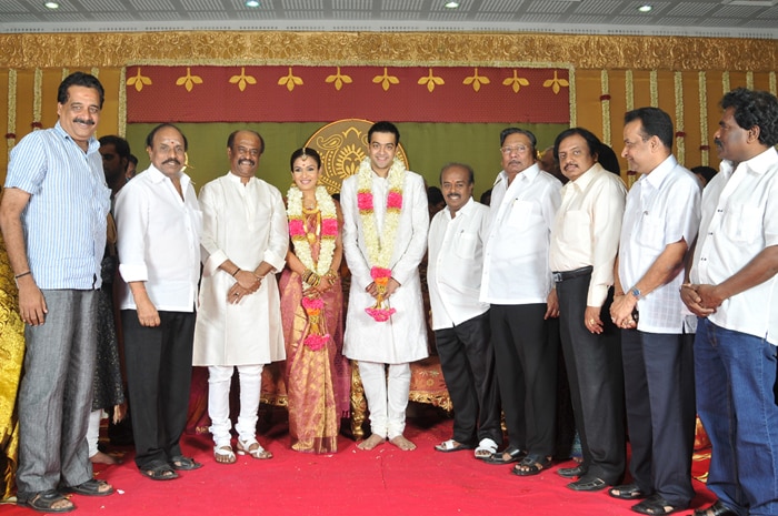 Grand wedding of Rajinikanth's daughter