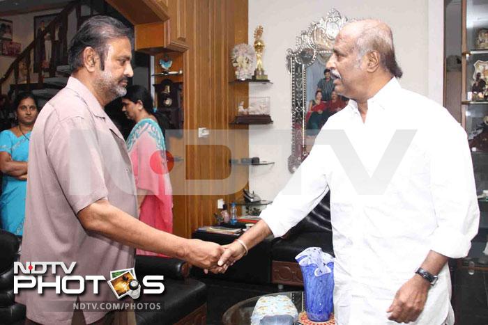 Rajinikanth catches up with old friend Mohan Babu
