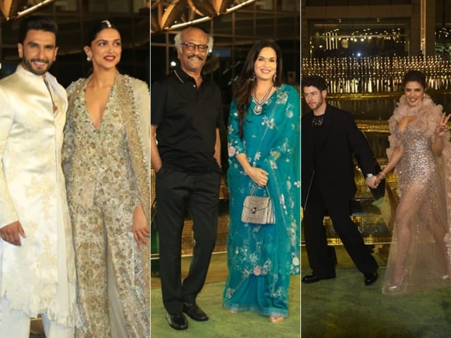 Photo : Rajinikanth, Deepika-Ranveer, Priyanka-Nick And Other Celebs At Ambani Event