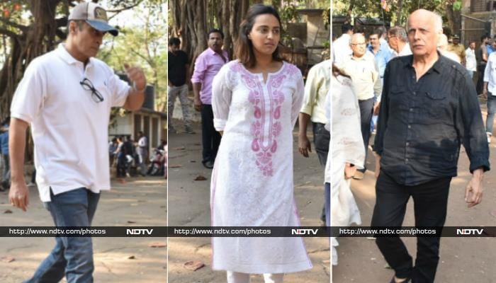 Raj Kumar Barjatya's Funeral Attended By Rajshri Actors Mohnish Bahl, Swara Bhasker