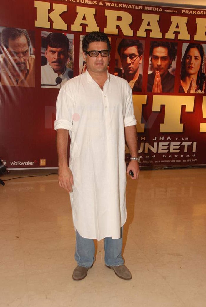 Actor Ayub Khan, who had worked with Prakash Jha in <i>Mrityudand</i>.