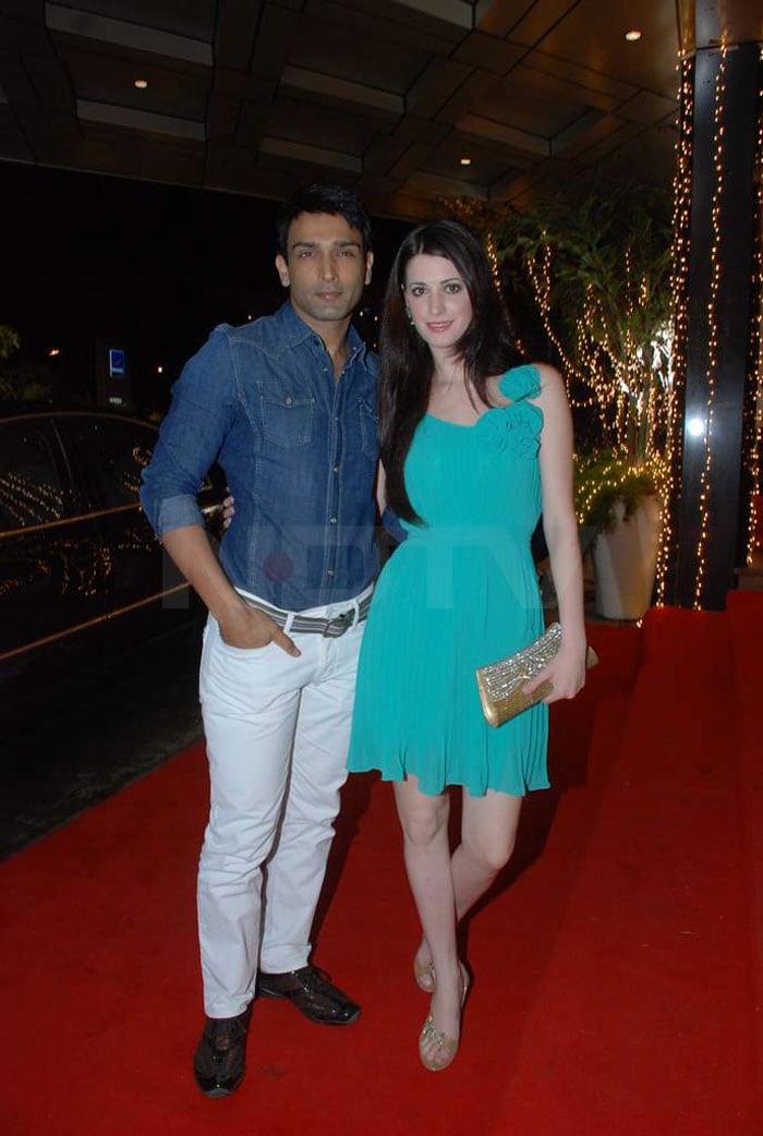 Model Bunty Grewal with a guest.