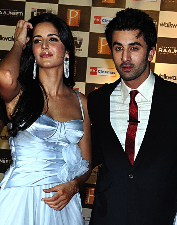 Aamir, Katrina attend Rajneeti premiere