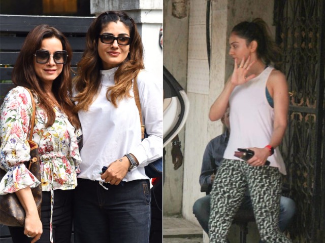 Rakul Preet Singh, Raveena Tandon And Neelam Kothari's Day Out