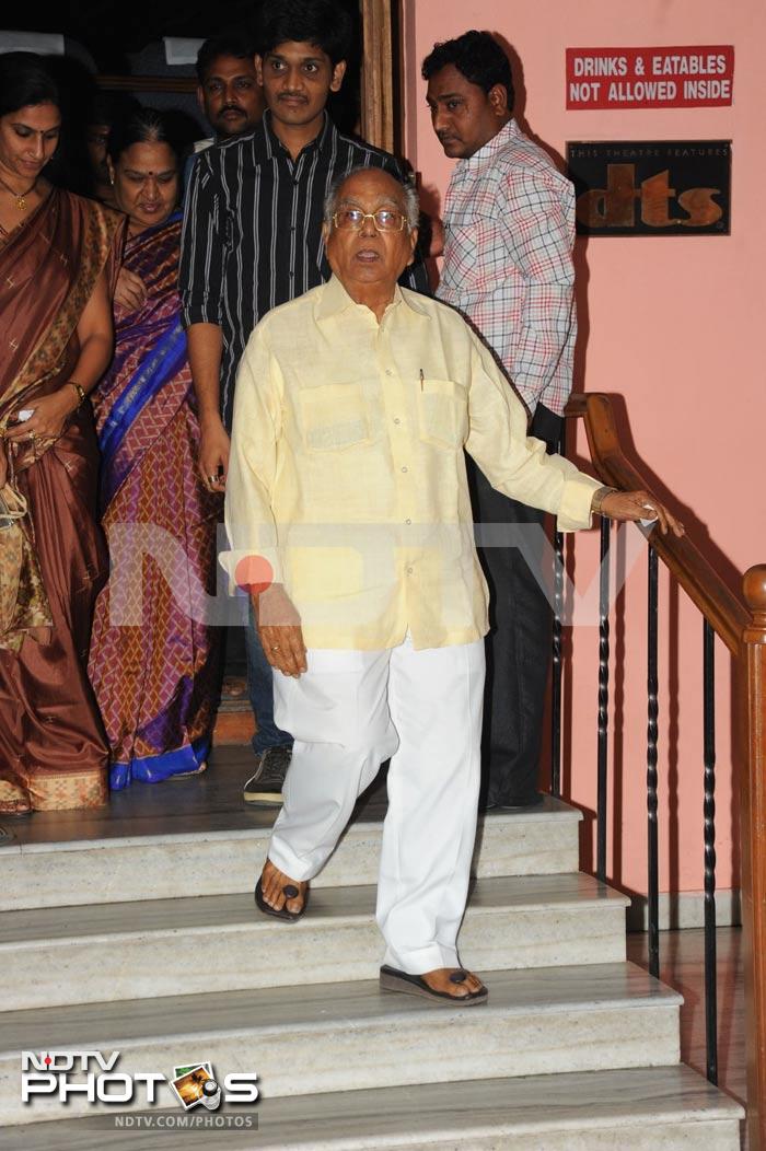 Stars at the premiere of Sri Rama Rajyam 