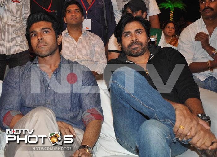 An evening with Ram Charan Teja and family