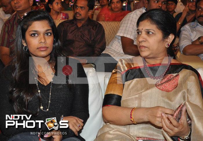 An evening with Ram Charan Teja and family