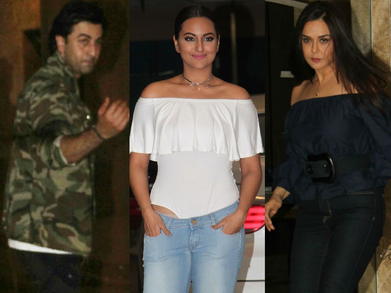 Photo : Ranbir, Sonakshi And Preity Party Together