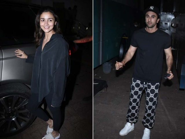 Ranbir Kapoor And Alia Bhatt's Day Out Ranbir Kapoor And Alia Bhatt's Day Out