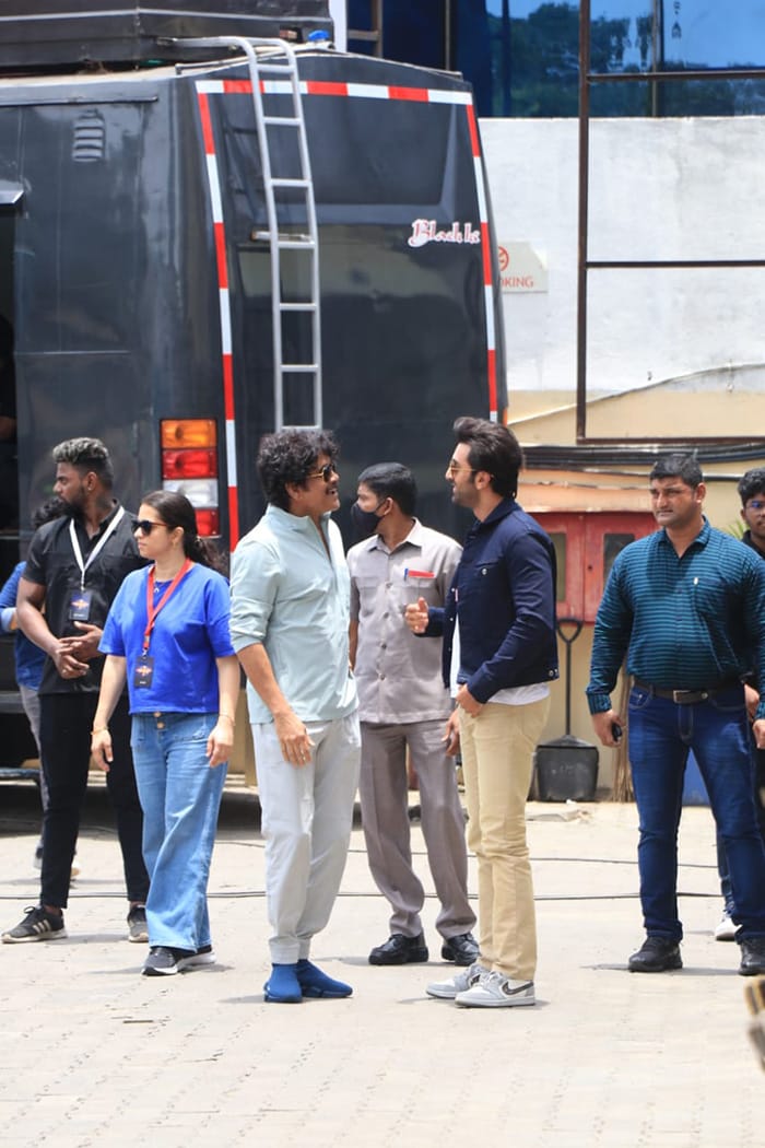 Ranbir Kapoor, Nagarjuna And Rajamouli Took Brahmastra To Chennai